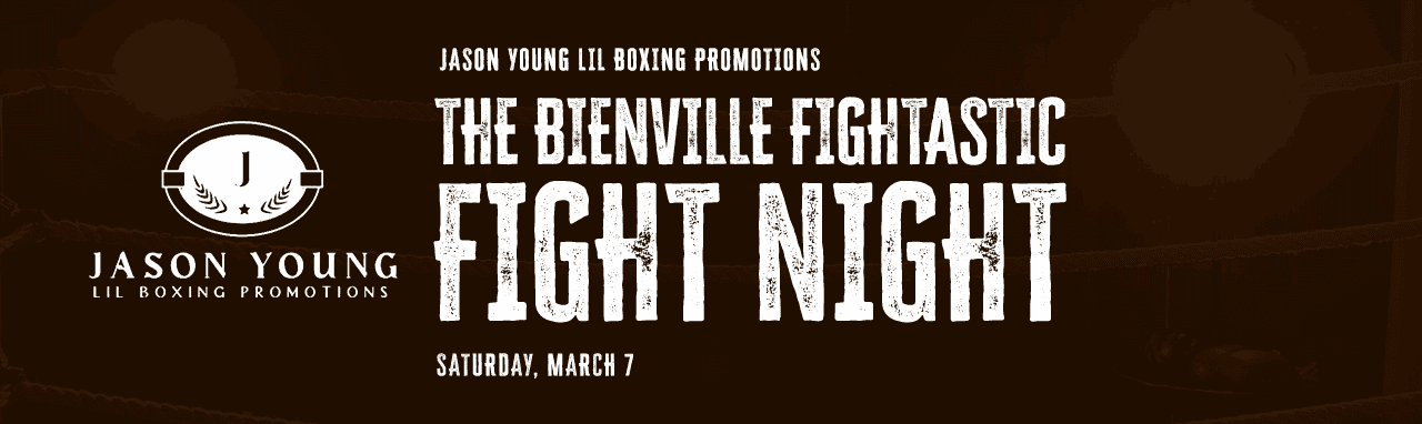 The Bienville Fightastic Fight Night banner