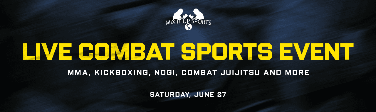 Live Combat Sports Event banner