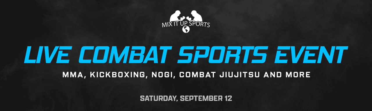 Live Combat Sports Event banner
