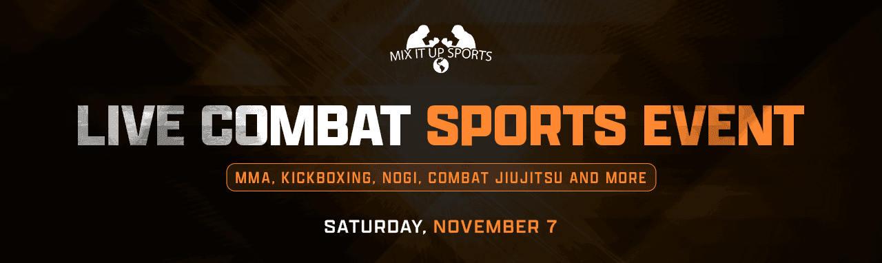 Live Combat Sports Event banner